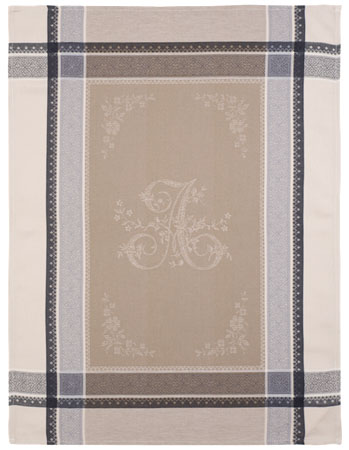 Set of 3 Jacquard dish cloths (Romantique. linen) - Click Image to Close